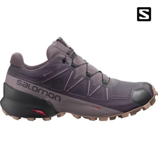 Sapatilhas Trail Running Salomon Speedcross 5 GTX Feminino Marrom | PT M96081